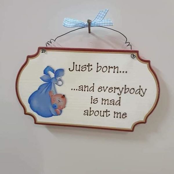 Picture of JUST BORN BLUE DECOR